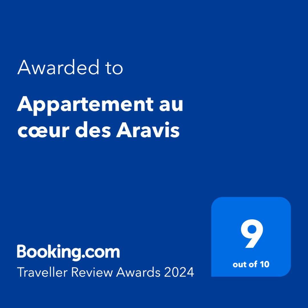 Appartement Au Coeur Des Aravis Manigod Exteriör bild